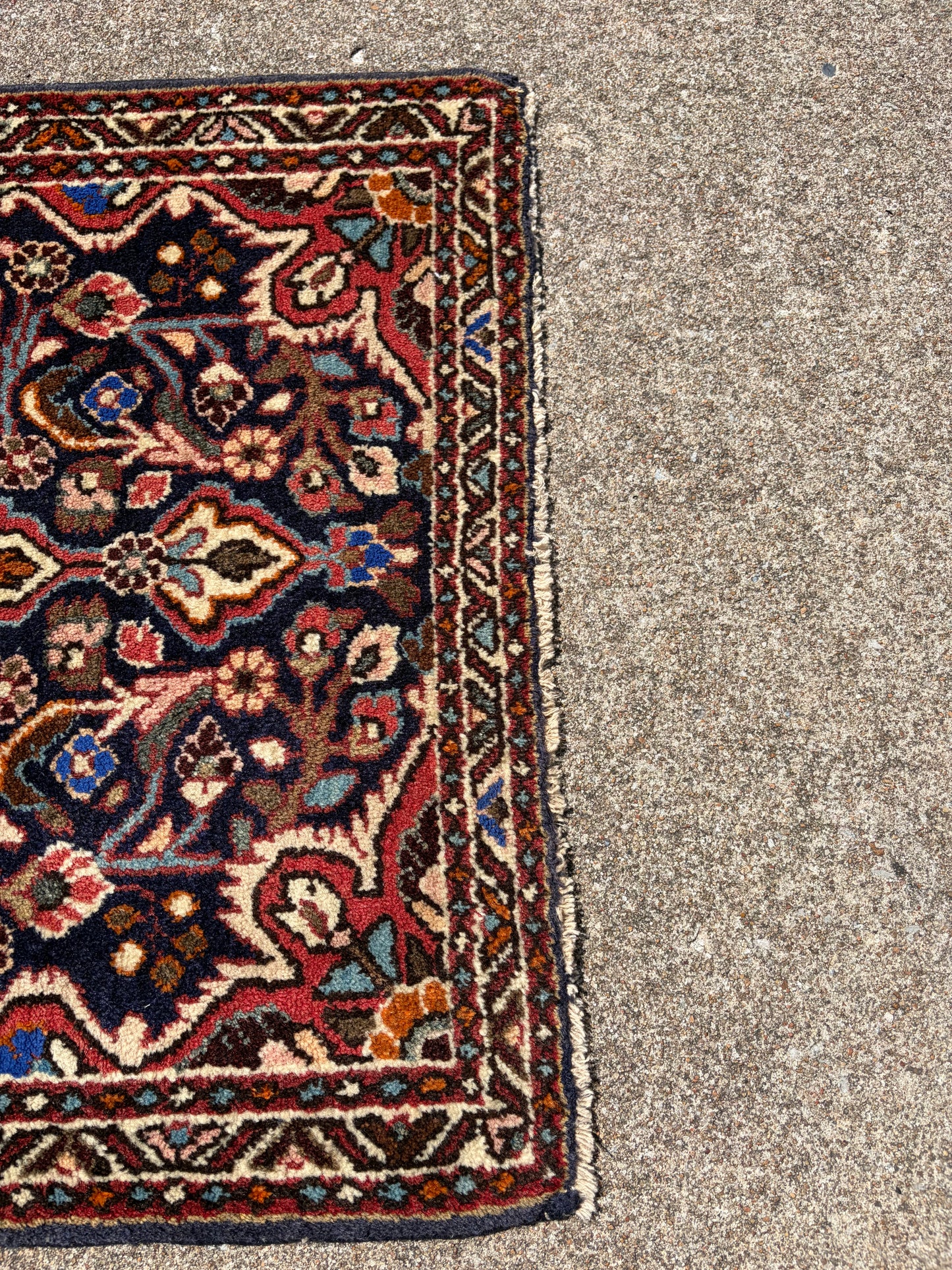 003 Vintage Persian Rug- 2'9 x 2'1
