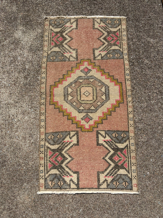 00 Vintage Turkish Mini- 3'1 x 1'7