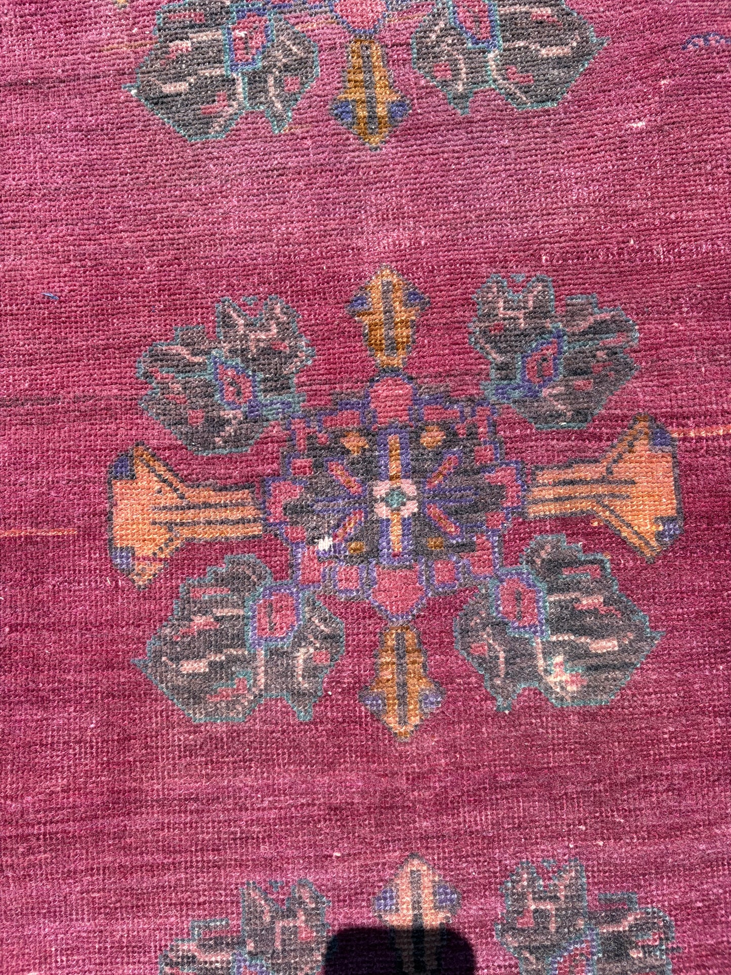 00 Vintage Turkish Runner- 7'5 x 1'10