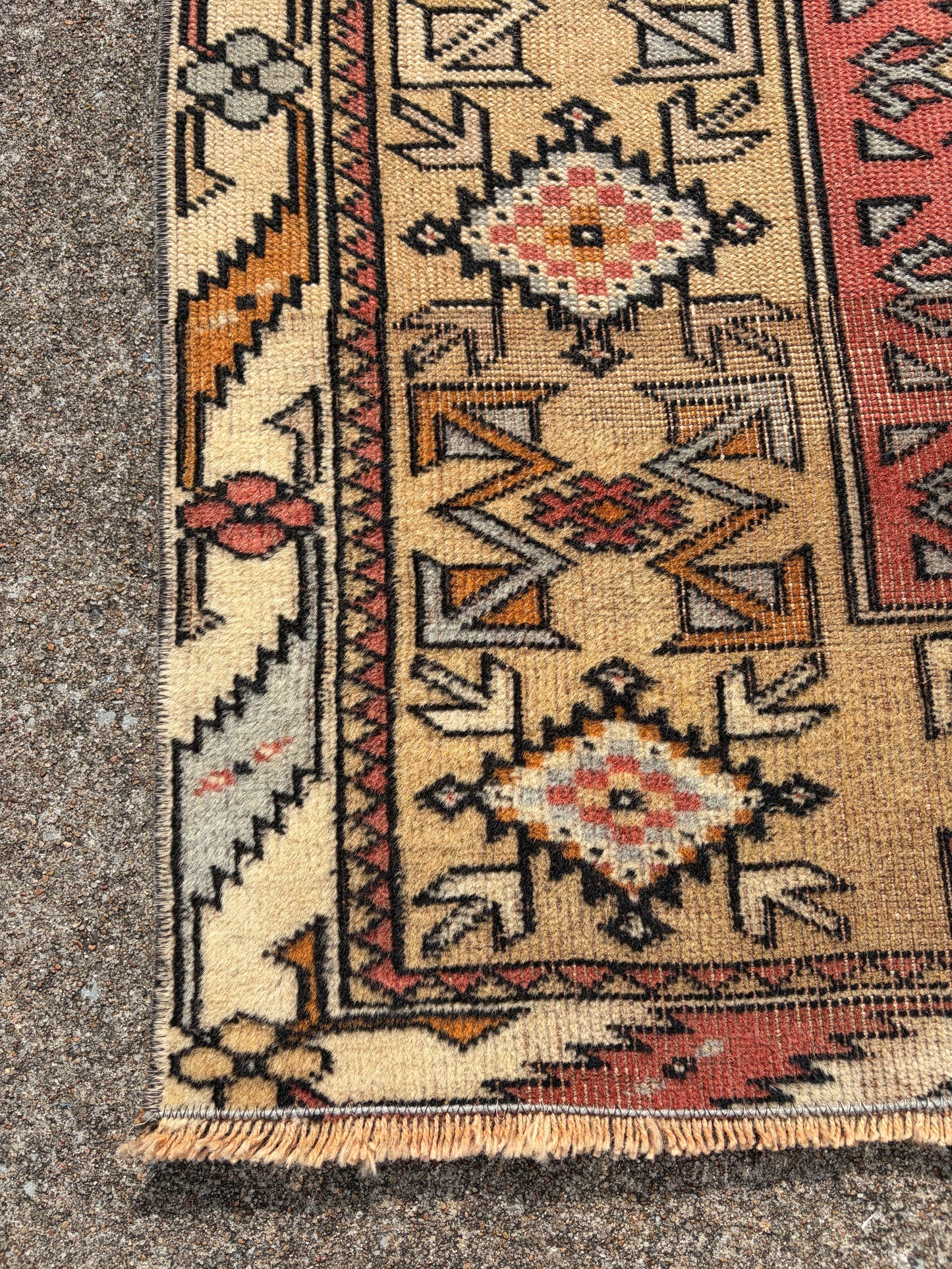 00 Vintage Turkish Runner - 12'4 x 2'9