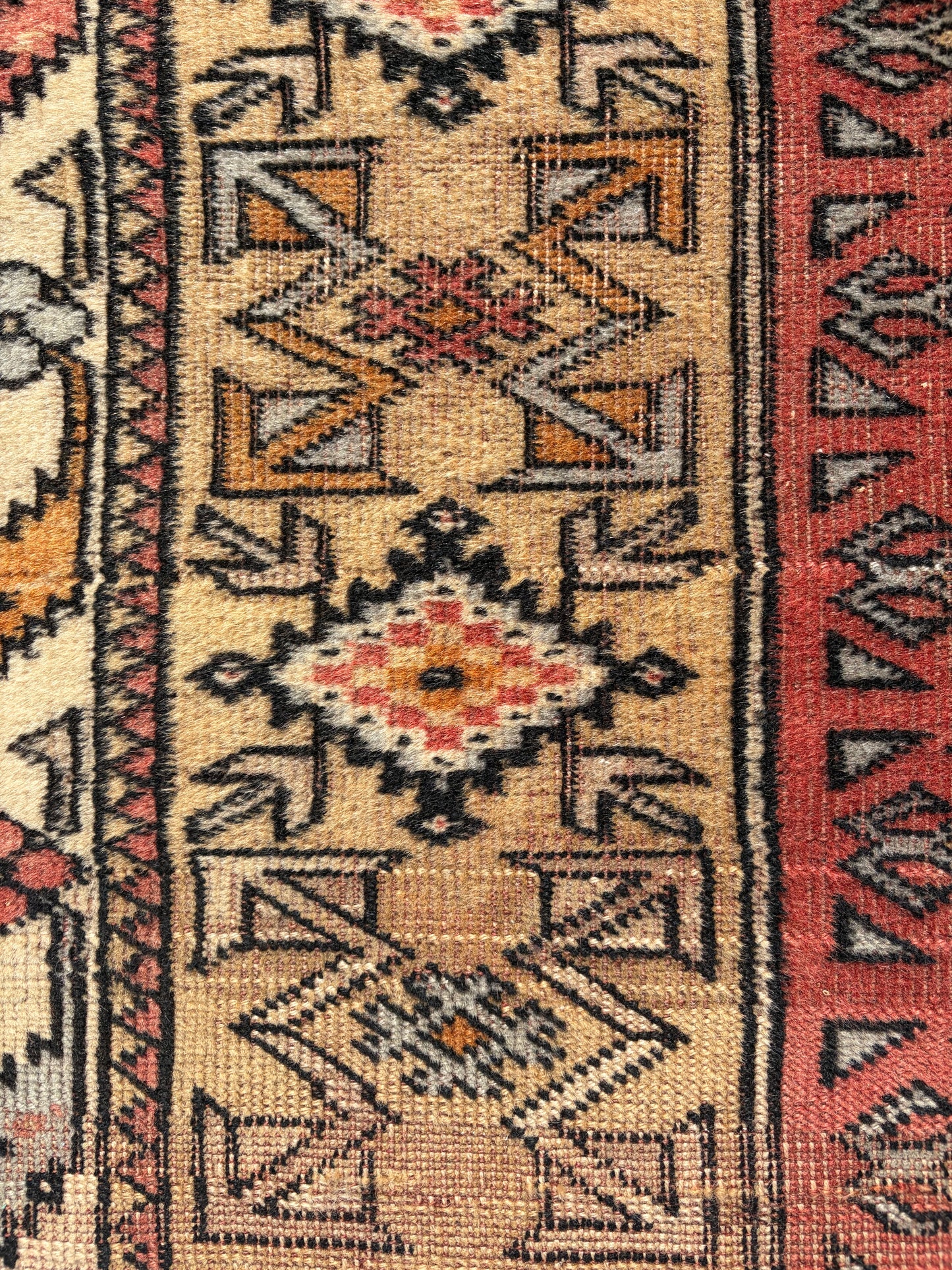 00 Vintage Turkish Runner - 12'4 x 2'9