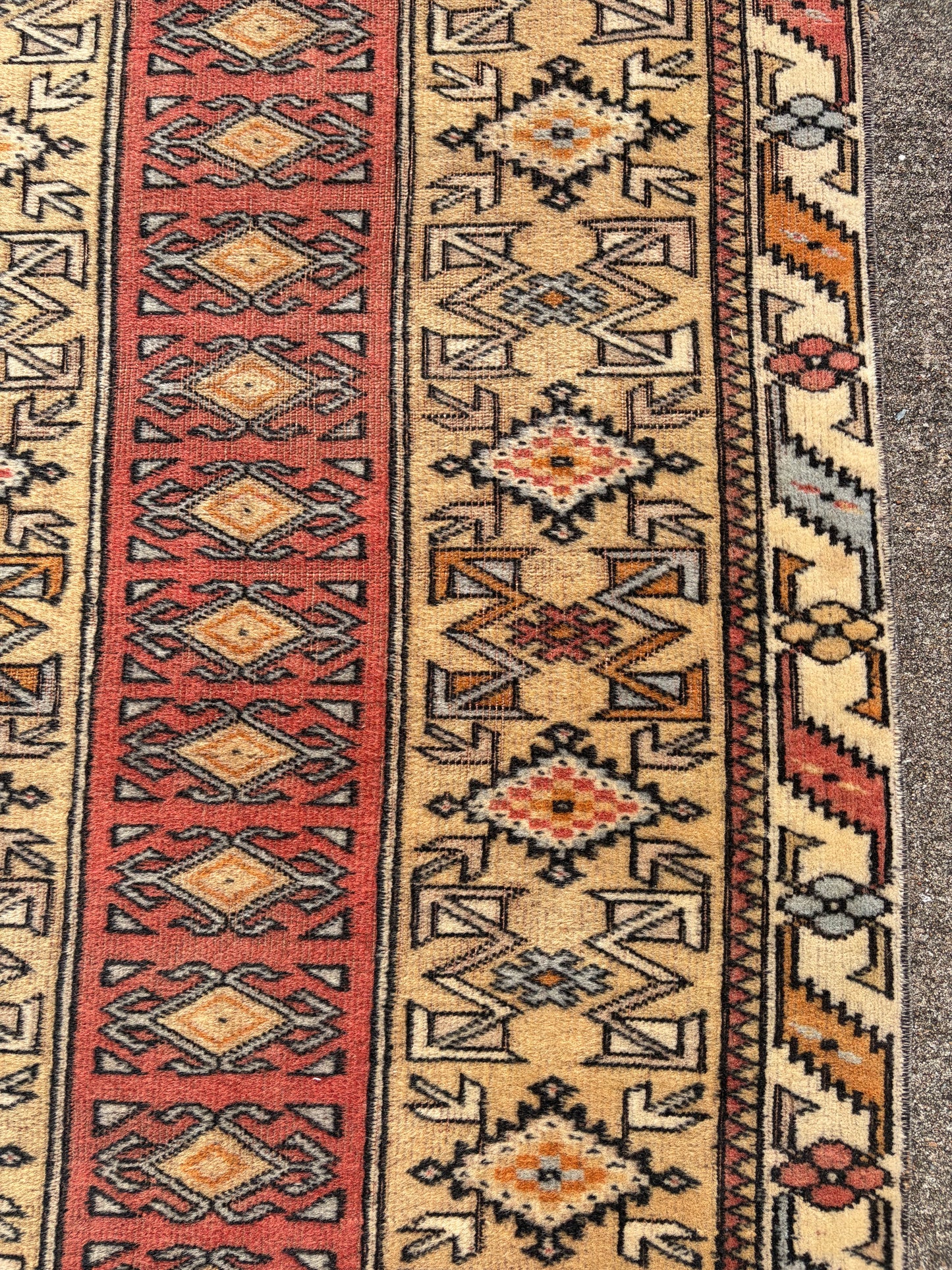 00 Vintage Turkish Runner - 12'4 x 2'9