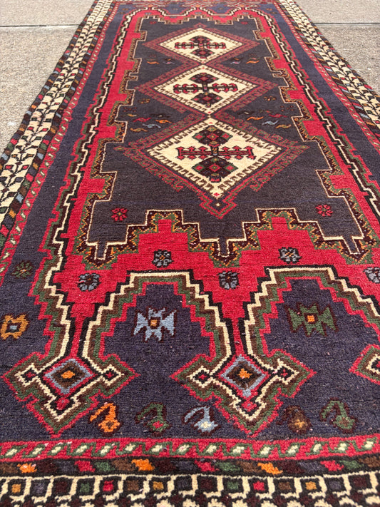 00 Vintage Persian Runner- 6’4 x 2’10