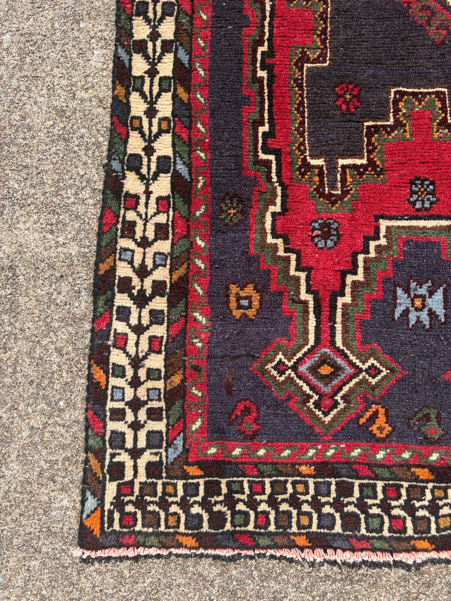 00 Vintage Persian Runner- 6’4 x 2’10