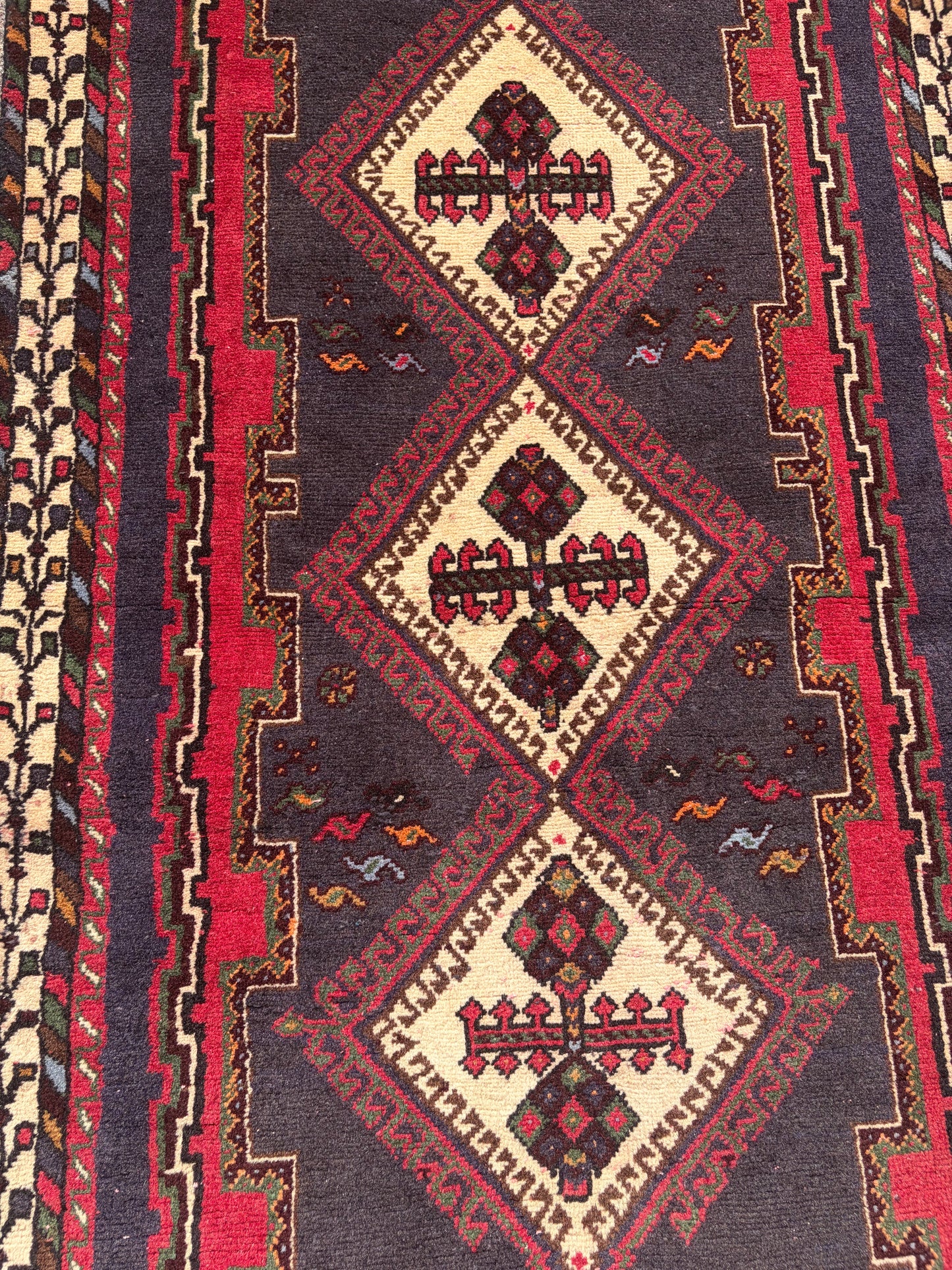 00 Vintage Persian Runner- 6’4 x 2’10