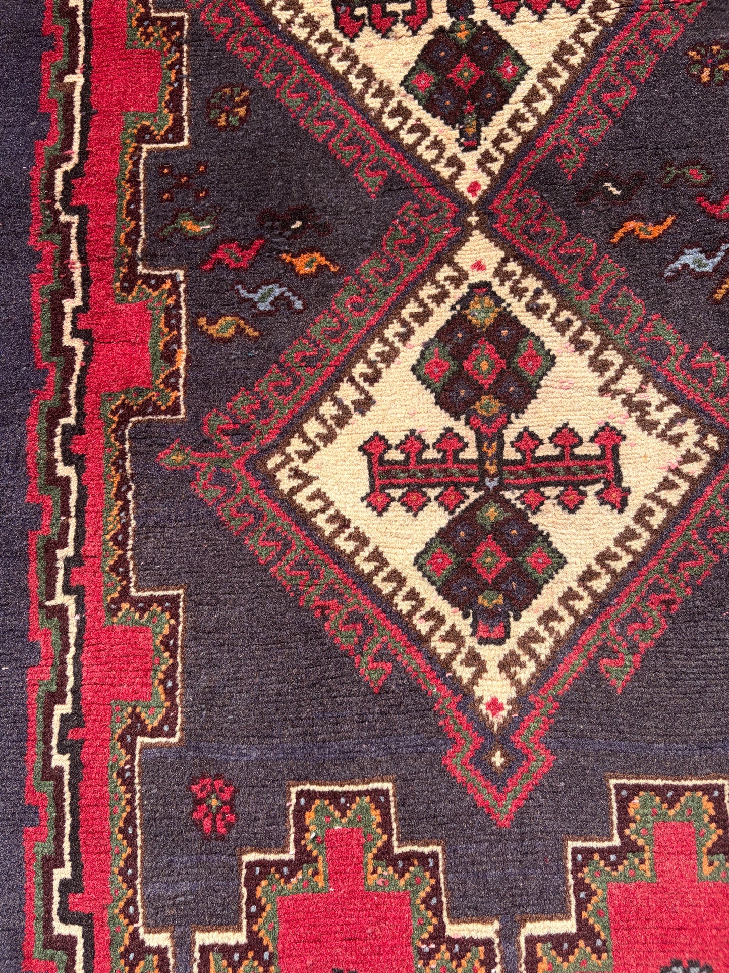 00 Vintage Persian Runner- 6’4 x 2’10