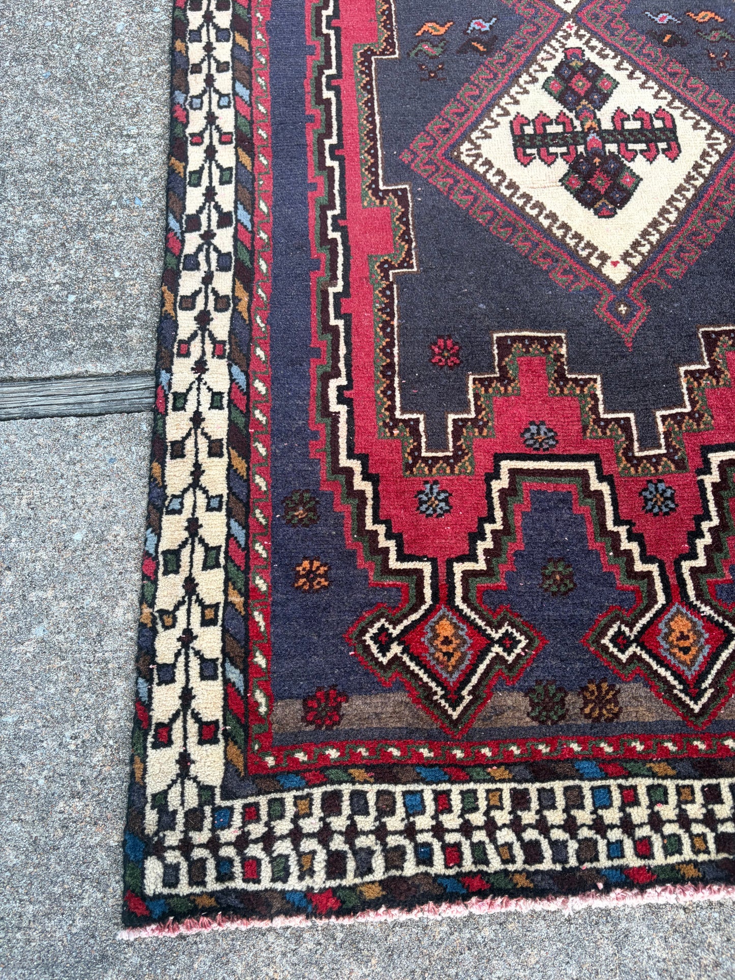 00 Vintage Persian Runner- 6’4 x 2’10