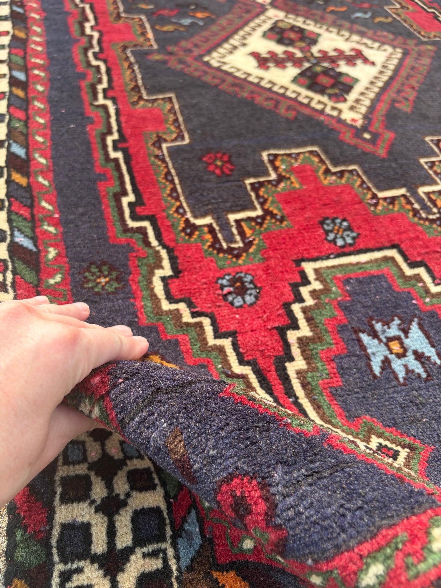00 Vintage Persian Runner- 6’4 x 2’10